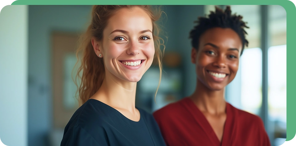 a team of professional caregivers